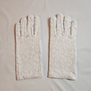 Ladies Sexy Lace Gloves Womens  Full Fingers New In Package